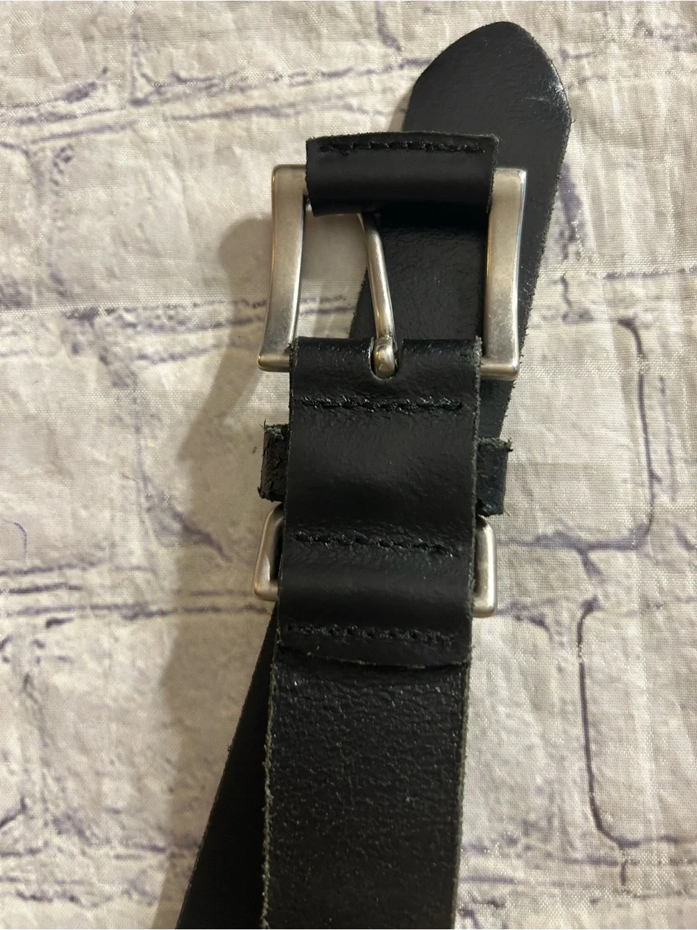 DKNY ITALY CHOCOLATE BROWN 38 & NAUTICA MED BROWN CHUNKY & BLACK LEATHER BELTS
